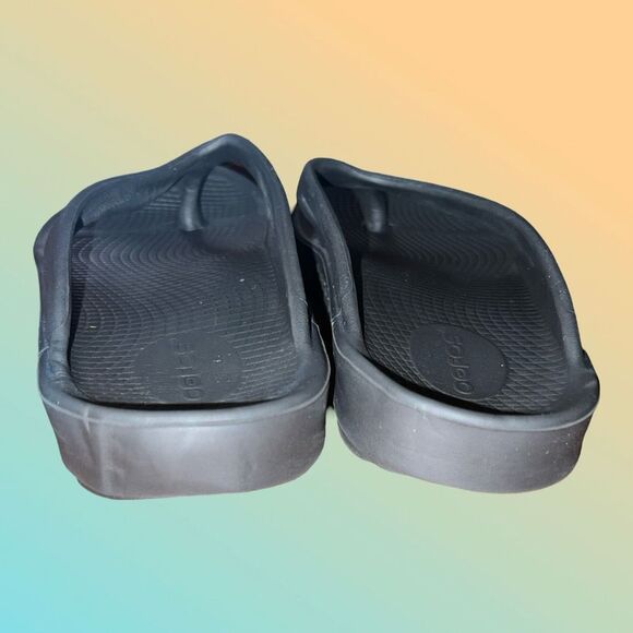 Adult Oofos OOriginal Black Recovery Sandals Size M 4 W 6 - Picture 4 of 6